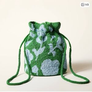 *NWT* KATE SPADE x TARGET - Floral Beaded Drawstring Bag